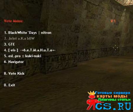 Vote Kick/Ban Menu